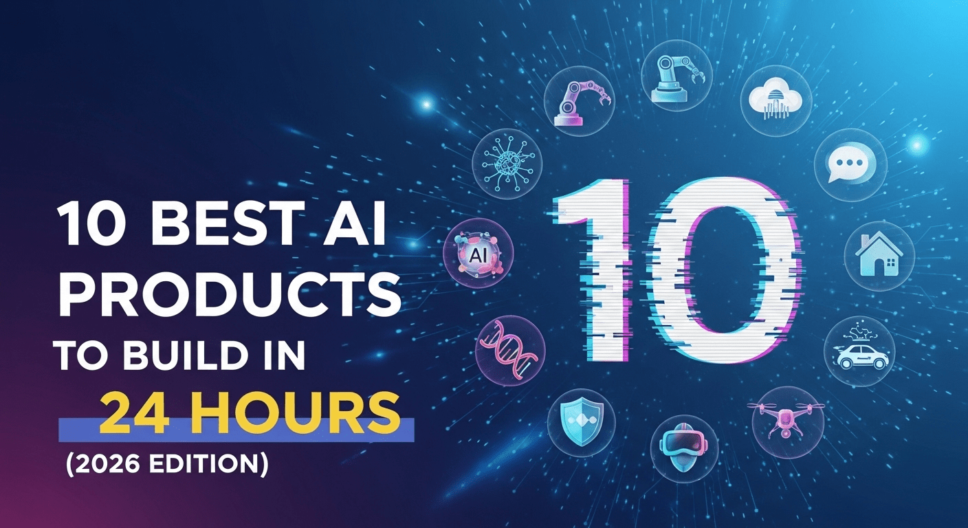 10 Best AI Products to Build in 24 Hours (2026 Edition)